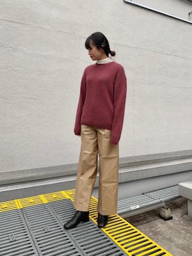 𝓝さん（レディース・161cm）の秋コーディネート