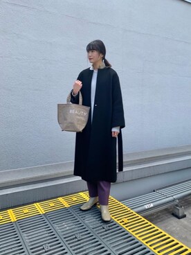 𝓝さん（レディース・161cm）の秋コーディネート