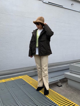 𝓝さん（レディース・161cm）の冬コーディネート