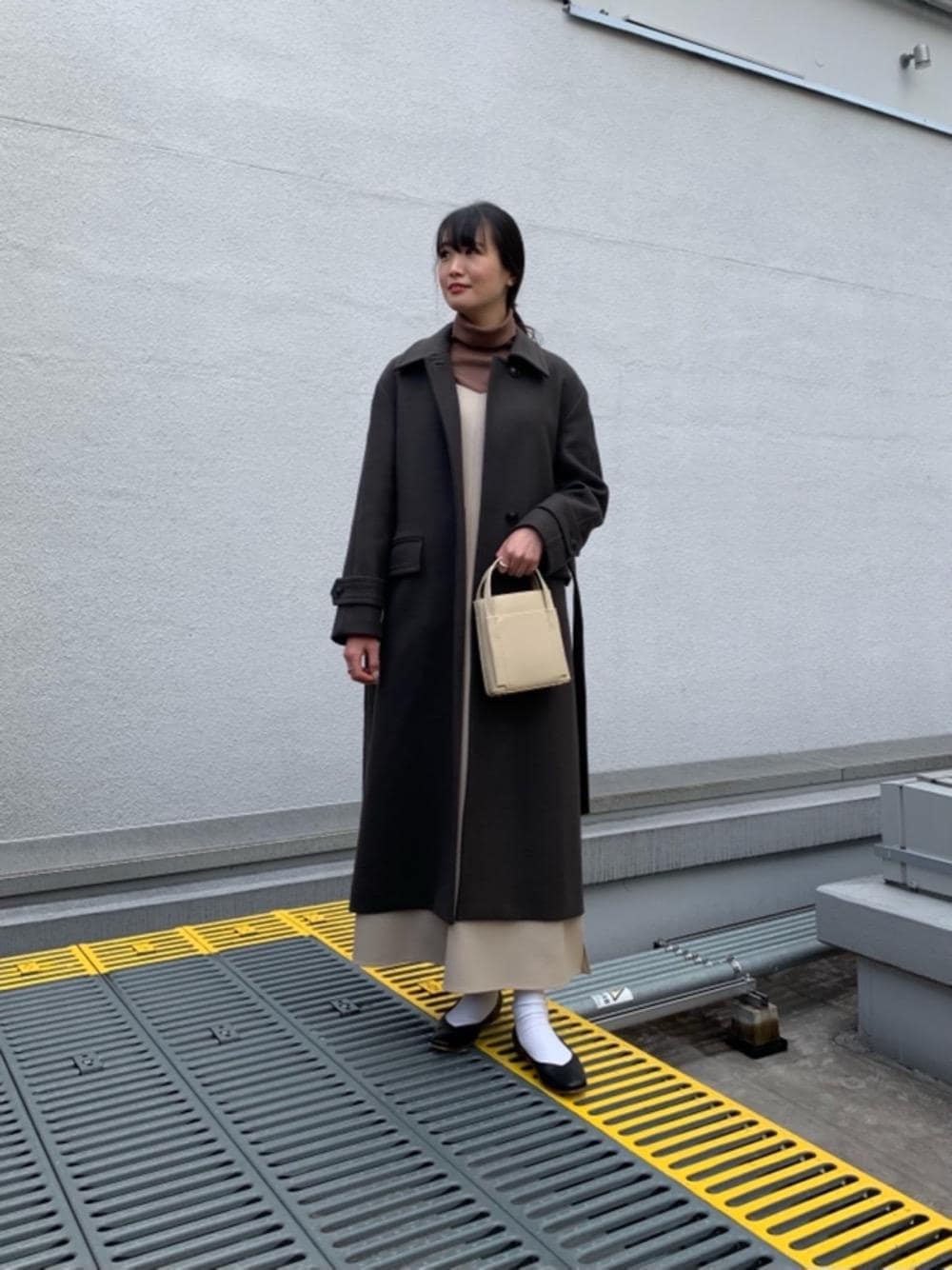 BEAUTY&YOUTHメルトンステンカラーベルトロングコート BEAUTY&YOUTH UNITED ARROWS（ビューティーアンドユース