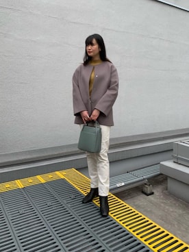 𝓝さん（レディース・161cm）の冬コーディネート