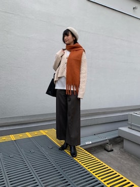 𝓝さん(レディース・161cm)の冬コーディネート