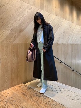 𝓝さん(レディース・161cm)の冬コーディネート