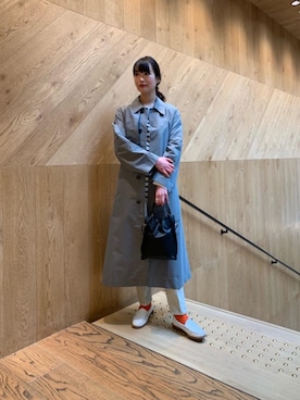 「ELYSIR（エリジール）のアイテム」を使った、𝓝さん（レディース・161cm）の冬コーディネート