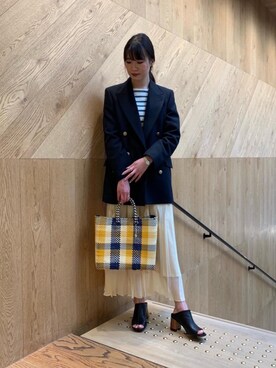 𝓝さん（レディース・161cm）の春コーディネート