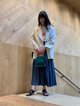 𝓝さん（レディース・161cm）の春コーディネート