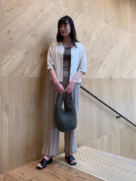 𝓝さん(レディース・161cm)の春コーディネート