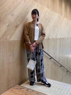 𝓝さん（レディース・161cm）の春コーディネート