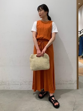 𝓝さん（レディース・161cm）の春コーディネート