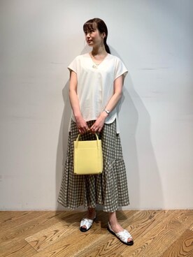 𝓝さん（レディース・161cm）の春コーディネート