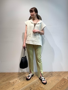 𝓝さん（レディース・161cm）の夏コーディネート