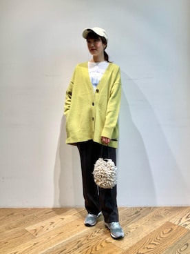 「RECOMMEND  ITEM STYLING」｜「アイテム（帽子）」を使った、𝓝さん（レディース・161cm）の秋コーディネート