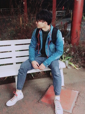 のりともさん（メンズ・172cm）の冬コーディネート