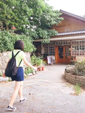 「5（ファイブ）のアイテム（バッグ）」を使った、Julianaさん（レディース・165cm）の春コーディネート