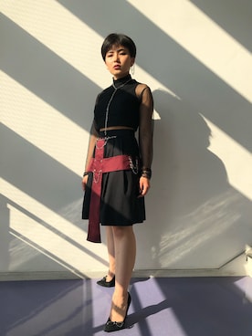 「punk rock」｜galanimo99さん（レディース・155cm）の春コーディネート
