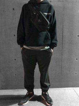 「fearofgod」｜おかわり王子さん（メンズ・180cm）の春コーディネート