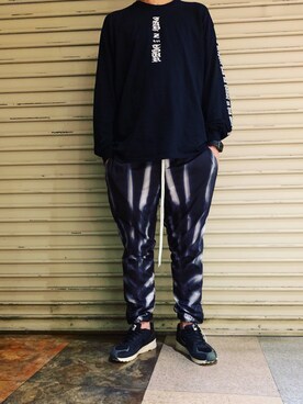 「fearofgod」｜おかわり王子さん（メンズ・180cm）の夏コーディネート