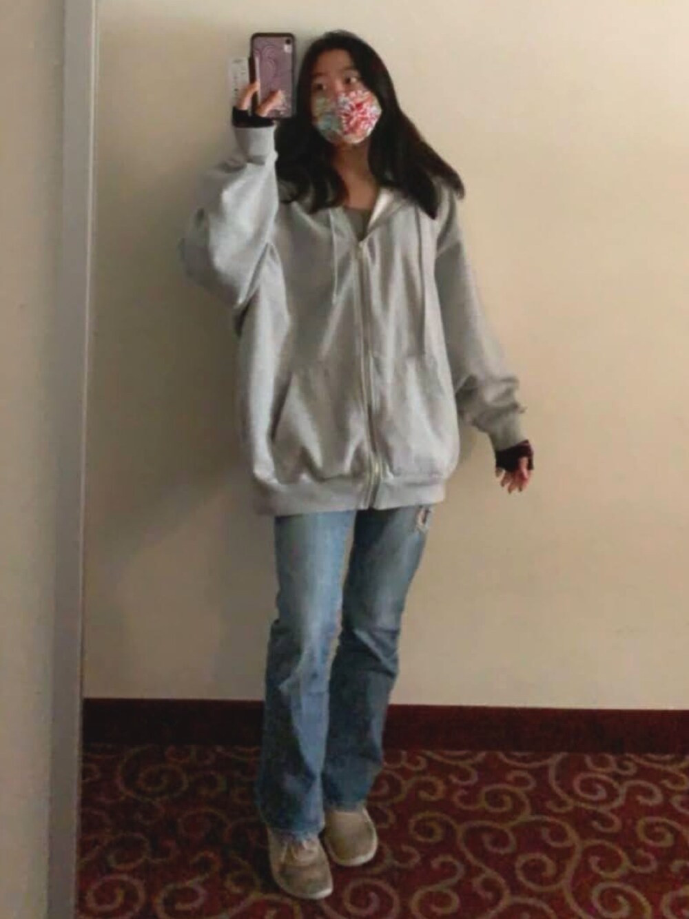 「summer、girl、baby、VINTAGE、90's、boy、sporty、floral、beach、kicks」｜「H&Mのアイテム（Tシャツ/カットソー、グリーン系）」を使った、Ayana.cocoさん（キッズ・160cm）の春コーディネートの1枚目の写真