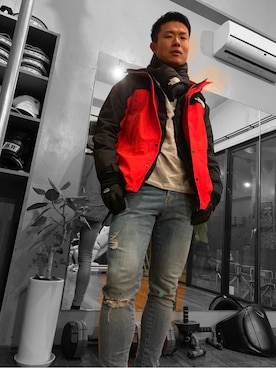 「アイテム（手袋）」を使った、けーすけさん（メンズ・183cm・20代）の冬コーディネート