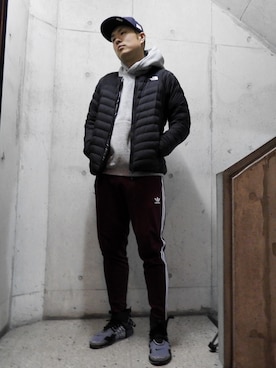 「打ちっぱなし」｜けーすけさん（メンズ・183cm）の冬コーディネート