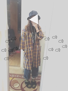 「VINTAGE（ヴィンテージ）のアイテム（アンダーウェア）」を使った、寒流来何以你先拥抱他さん（レディース・165cm）の冬コーディネート