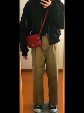 hannaさん（レディース・160cm）の冬コーディネート