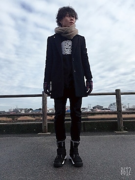 jununoさん（メンズ・172cm）の冬コーディネート