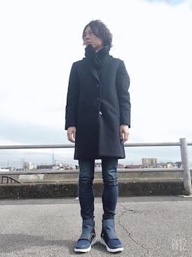 「1PIU1UGUALE3  RELAX （ウノピゥウノウグァーレトレ リラックス）のアイテム（シューズ）」を使った、jununoさん（メンズ・172cm）の春コーディネート