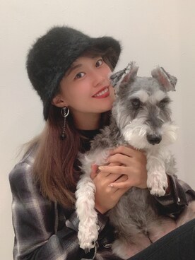 「MURUA（ムルーア）のアイテム（ピアス（両耳用））」を使った、りーちゃんさん（レディース・162cm）の秋コーディネート