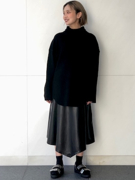 「M/M ATTACHMENT（エムエムアタッチメント）のアイテム（トップス）」を使った、sayakaさん（レディース・158cm）の秋コーディネート
