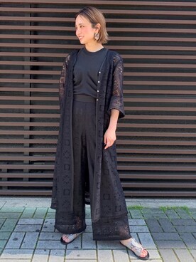 「Alexander Wang」｜「アイテム（シューズ）」を使った、sayakaさん（レディース・158cm）の夏コーディネート