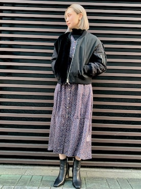 sayakaさん（レディース・158cm）の冬コーディネート