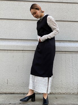 YOHEI OHNO（ヨウヘイオオノ）のワンピースを使った人気ファッション 