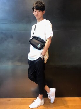 「Right-on（ライトオン）のアイテム（タンクトップ）」を使った、Right-on  TOKYOさん（メンズ・174cm）の夏コーディネート