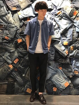 「アイテム（腕時計、ブラウン系）」を使った、Right-on  TOKYOさん（メンズ・173cm）の夏コーディネート