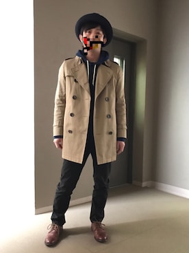 「アイテム（その他パンツ）」を使った、Chuckyさん（メンズ・168cm）の春コーディネート