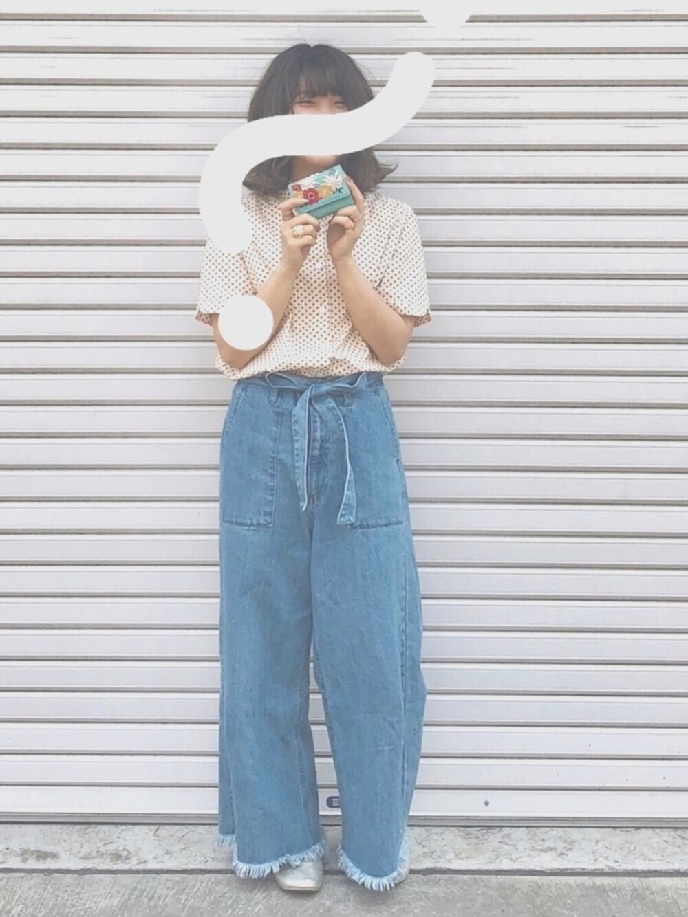 「夏、シンプルコーデ、休日スタイル、カジュアル、イエロー、プチプラ、シャツスタイル、おしゃれさんと繋がりたい、レトロ、ナチュラル」｜「simplelifeのアイテム（シャツ/ブラウス、イエロー系）」を使った、ほのんさん（レディース・152cm）の夏コーディネートの1枚目の写真