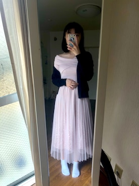 「ONLY（オンリー）のアイテム（ワンピース/ドレス）」を使った、龙瑜さん（レディース・156cm）の秋コーディネート