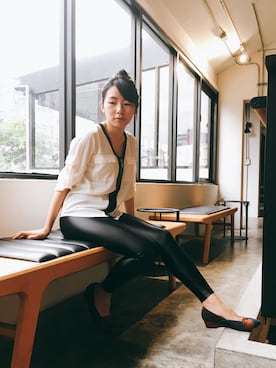 「autumn look」｜「アイテム（スリッポン）」を使った、WendyJ.さん（レディース・153cm）の秋コーディネート