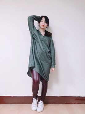 「vieso（ヴィエソ）のアイテム」を使った、WendyJ.さん（レディース・153cm）の春コーディネート