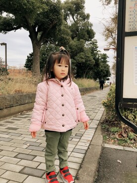 「TOMMY（トミー）のアイテム」を使った、Mioみお 120cmさん（キッズ・100cm）の冬コーディネート