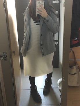 「RAGEBLUE（レイジブルー）のアイテム（その他アウター）」を使った、K☆さん（レディース・160cm）の春コーディネート