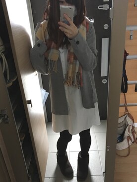 「RAGEBLUE（レイジブルー）のアイテム（その他アウター）」を使った、K☆さん（レディース・160cm）の春コーディネート