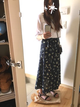 「スローブイエナ」｜「アイテム（その他）」を使った、K☆さん（レディース・160cm）の秋コーディネート