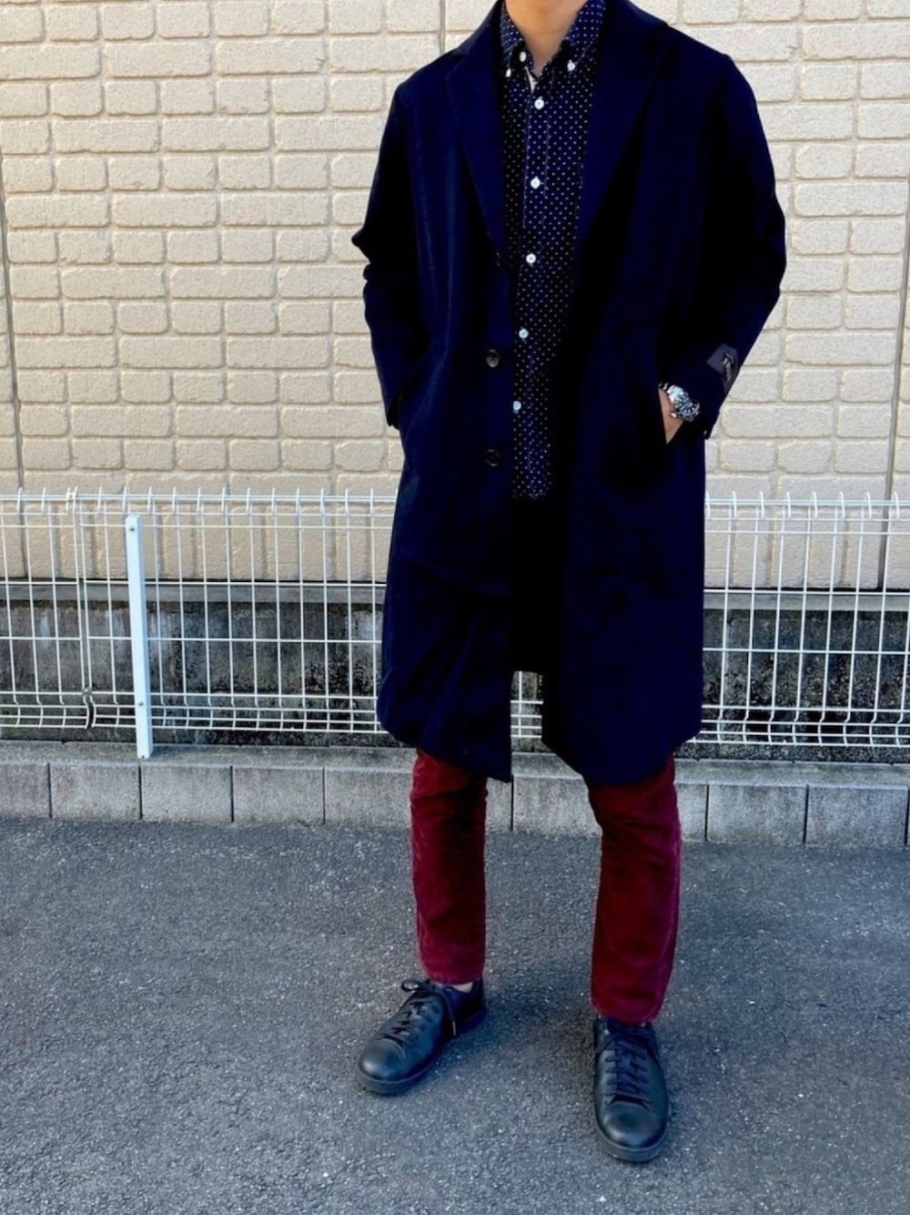 Clarks（クラークス）アンコスターレース ブラックレザー 25.5cm相当 Clarks スニーカー Un Costa Lace / アンコスタレース (ブラック