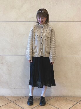「Crisp（クリスプ）のアイテム（その他シューズ）」を使った、ミスズさん（レディース・161cm）の秋コーディネート