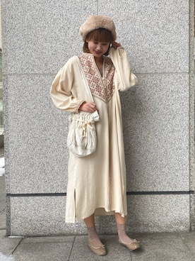 ミスズさん（レディース・161cm）の冬コーディネート