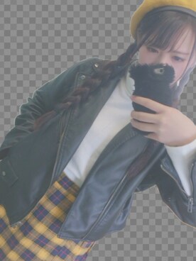 「happynewyear」｜「アイテム（ジャケット/アウター）」を使った、shiiiさん（レディース・156cm）の冬コーディネート