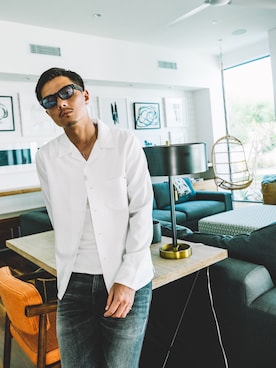 「CRIMIE（クライミー）のアイテム」を使った、TANAKA (GARDEN CREW)さん（メンズ・173cm）の春コーディネート