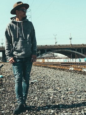 「ハットコーデ」｜TANAKA (GARDEN CREW)さん（メンズ・173cm）の春コーディネート